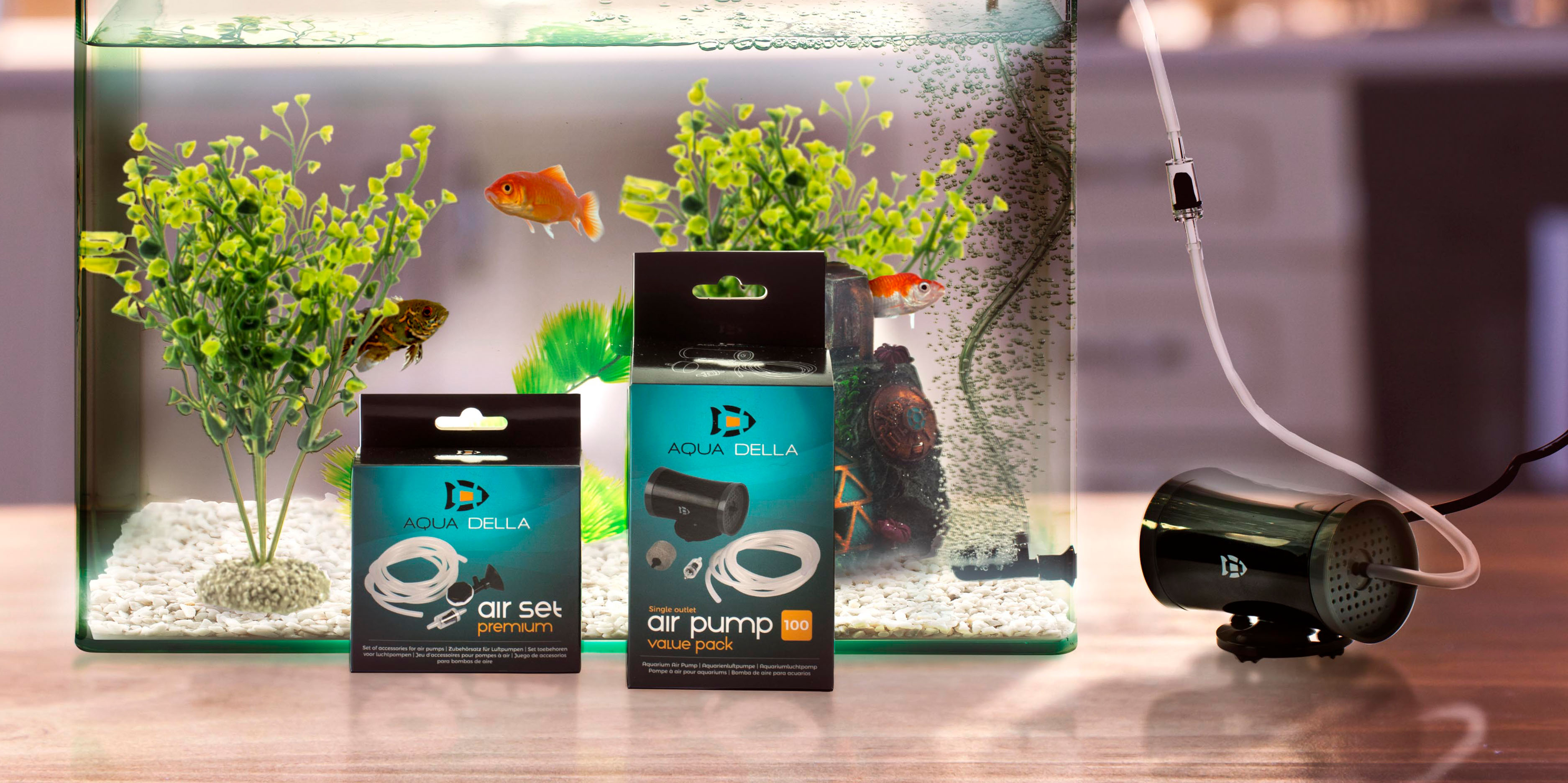 AQUA DELLA  aquariumbrand met oog voor design